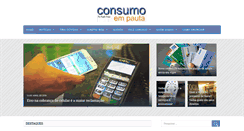 Desktop Screenshot of consumoempauta.com.br