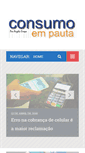 Mobile Screenshot of consumoempauta.com.br