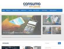 Tablet Screenshot of consumoempauta.com.br